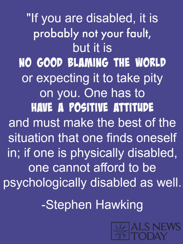 ALS Quote, Stephen Hawking
