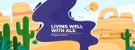 living with ALS | ALS News Today | living with ALS | Banner for 