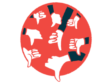 ALS Association objections | ALS News Today | illustration of multiple thumbs down