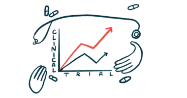 tofersen | ALS News Today | Phase 3 Clinical Trial | illustration of clinical trial graph