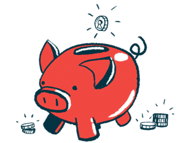 An illustration of a coin dropping into a piggy bank is shown.