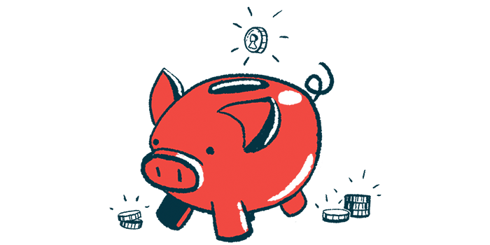 An illustration of a coin dropping into a piggy bank is shown.