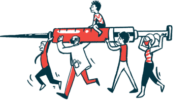 3K3A-APC | ALS News Today I people carrying syringe illustration