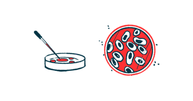 A dropper is seen poised above a petri dish alongside an aerial image of cells in another lab dish.