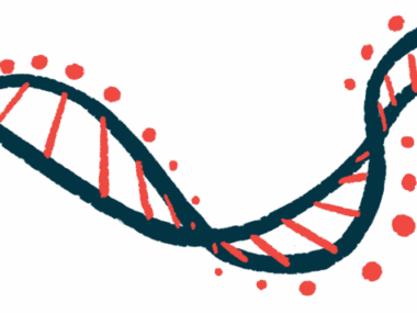 An illustration of a DNA strand.