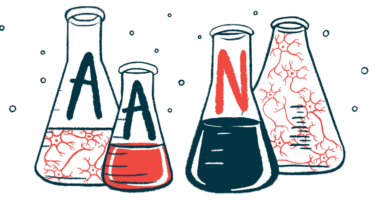 ALS progression | ALS News Today | illustration of flasks