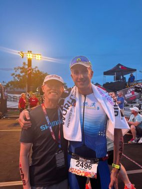 Ironman World Championship | ALS News Today | photo of Kyle Brown and Patrick Harfield