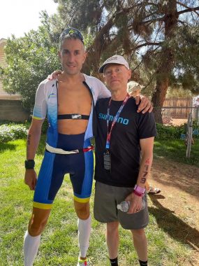 Ironman World Championship | ALS News Today | photo of Patrick Harfield and Kyle Brown