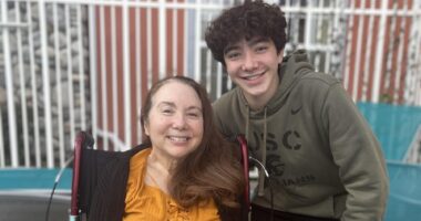 ALS awareness | ALS News Today | photo of Cole Spector with Marjie Block