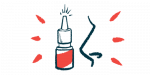 Illustration of intranasal spray.