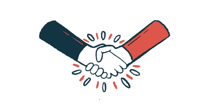 A handshake is shown, illustrating an agreement or collaboration.