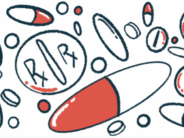 Many different types of oral medications are shown in an illustration for the American Academy of Neurology Annual Meeting, with one pill labeled AAN.