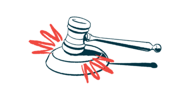 A gavel strikes a sound block in this illustration of a decision.