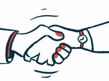 A handshake signifies an agreement or collaboration.