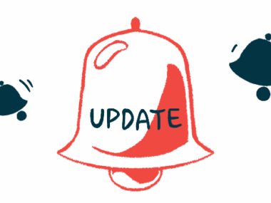 A large bell labeled 'update' in all capital letters is pictured between two smaller, ringing bells.