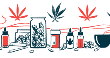 Illustration of various cannabis therapies.