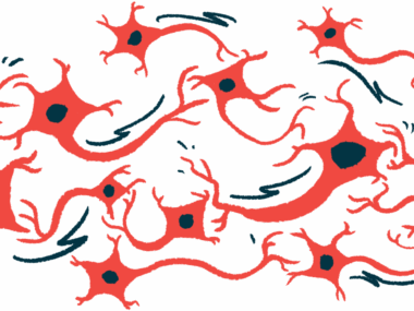 An illustration shows neurons pulsing with electrical activity.