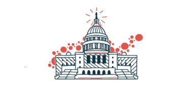 An illustration shows the U.S. Capitol building with red bubbles rising up behind it.
