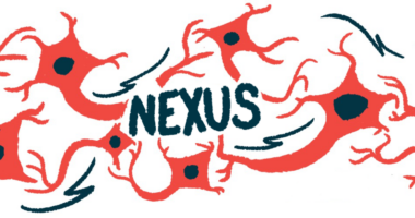 This illustration for the ALS Nexus Conference shows the word 