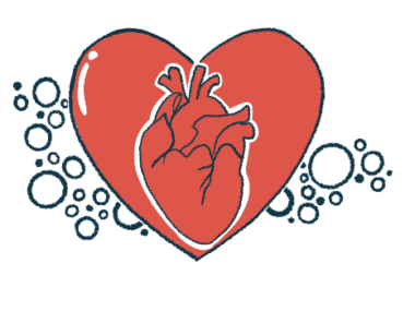 Illustration of an anatomical heart inside a red heart shape.